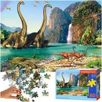 Puzzle układanka 60el. Świat dinozaurów 5+ CASTORLAND