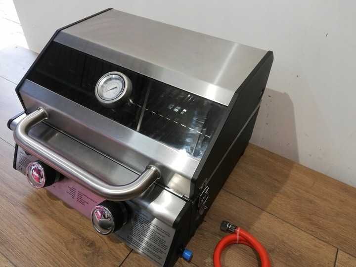 Stołowy Grill Gazowy Turystyczny Z SZYBĄ 6KW EL FUEGO JESOLO Gwarancja
