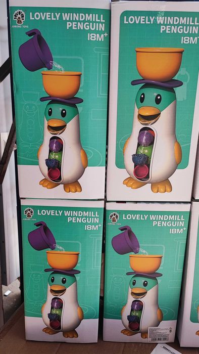 Іграшка для купання у ванній Пінгвін на присосках, душ дитячий