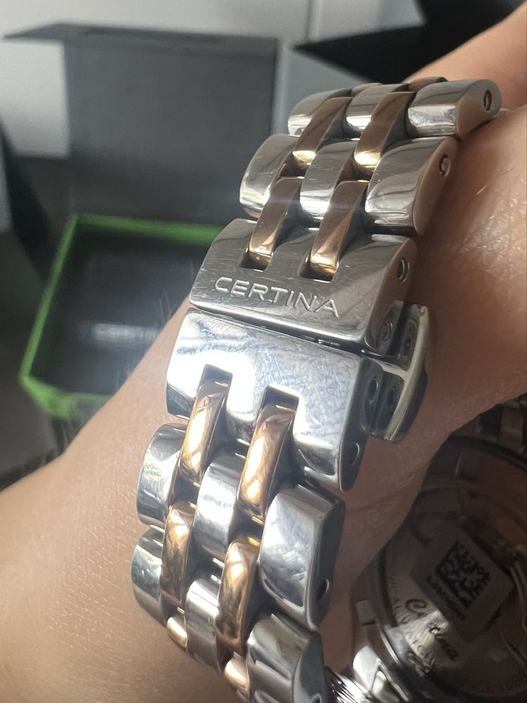 zegarek damski różowe złoto Certina DS Action Lady Powermatic 80