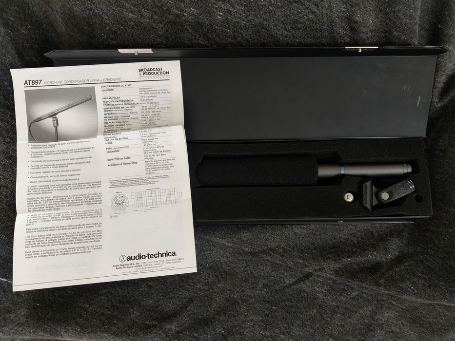 Microfone ATM shotgun