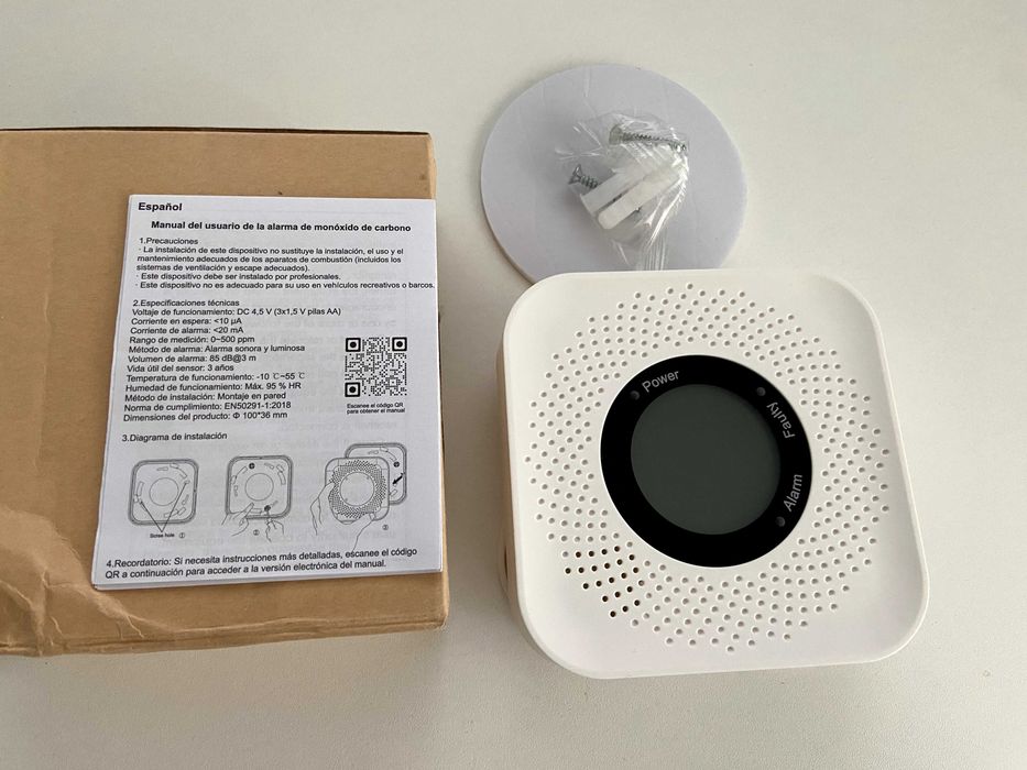 Детектор рівня чадного газу Пожежний сповіщувач Автономний Датчик CO