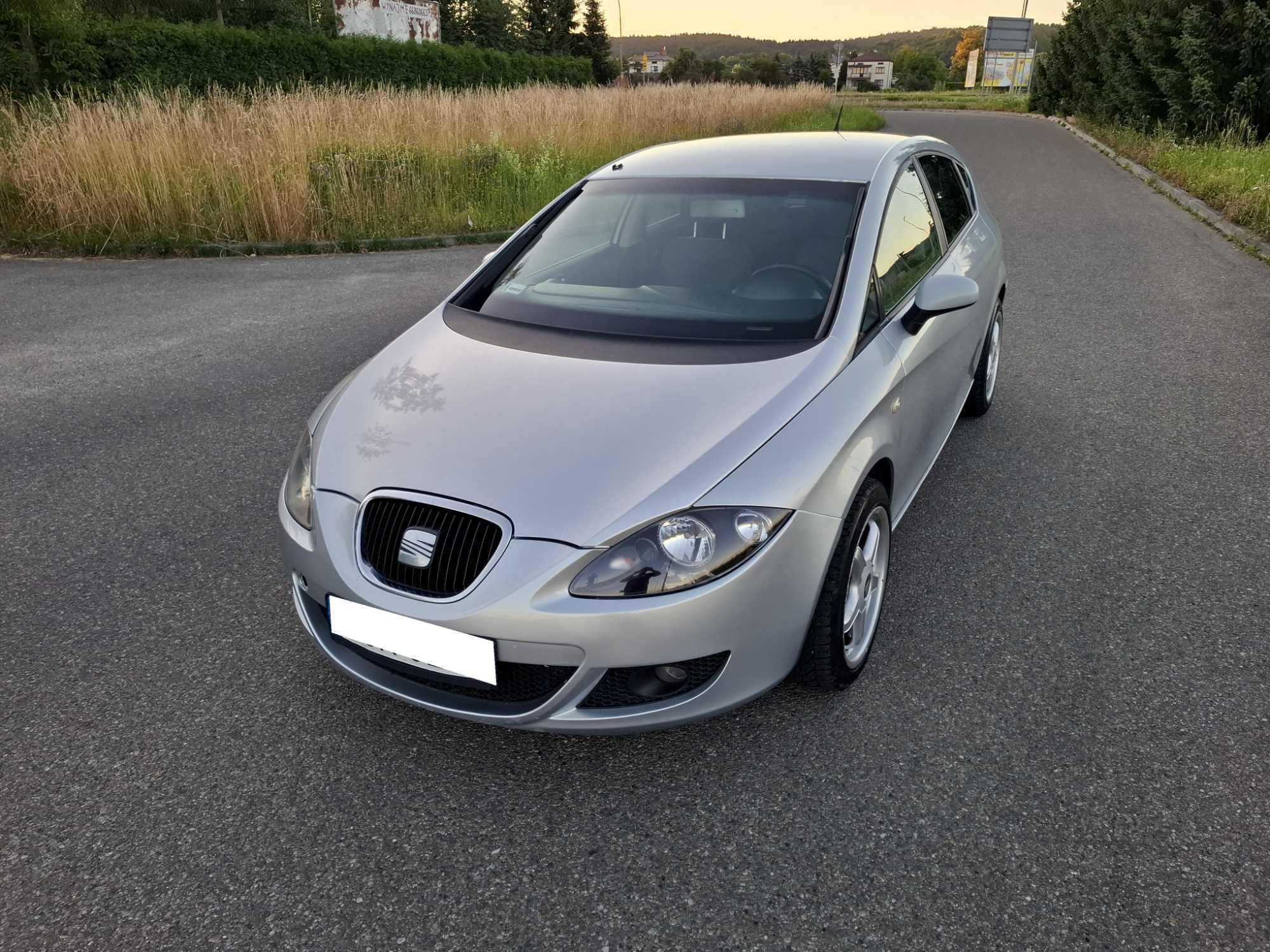 Seat Leon II 1.9 TDI 105KM 2007r Klima Tempomat PDC Alu