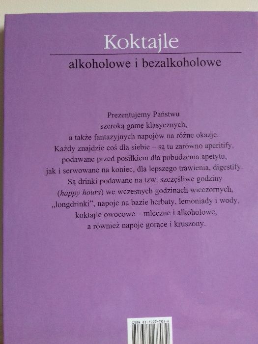 Koktajle alkoholowe i bezalkoholowe