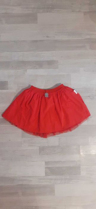 SPÓDNICZKA Dla Dziewczynki Czerwona Rozmiar 122