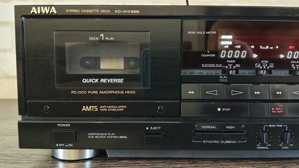 AIWA AD-WX888 ZU Stereo Cassette Deck 1989-1992