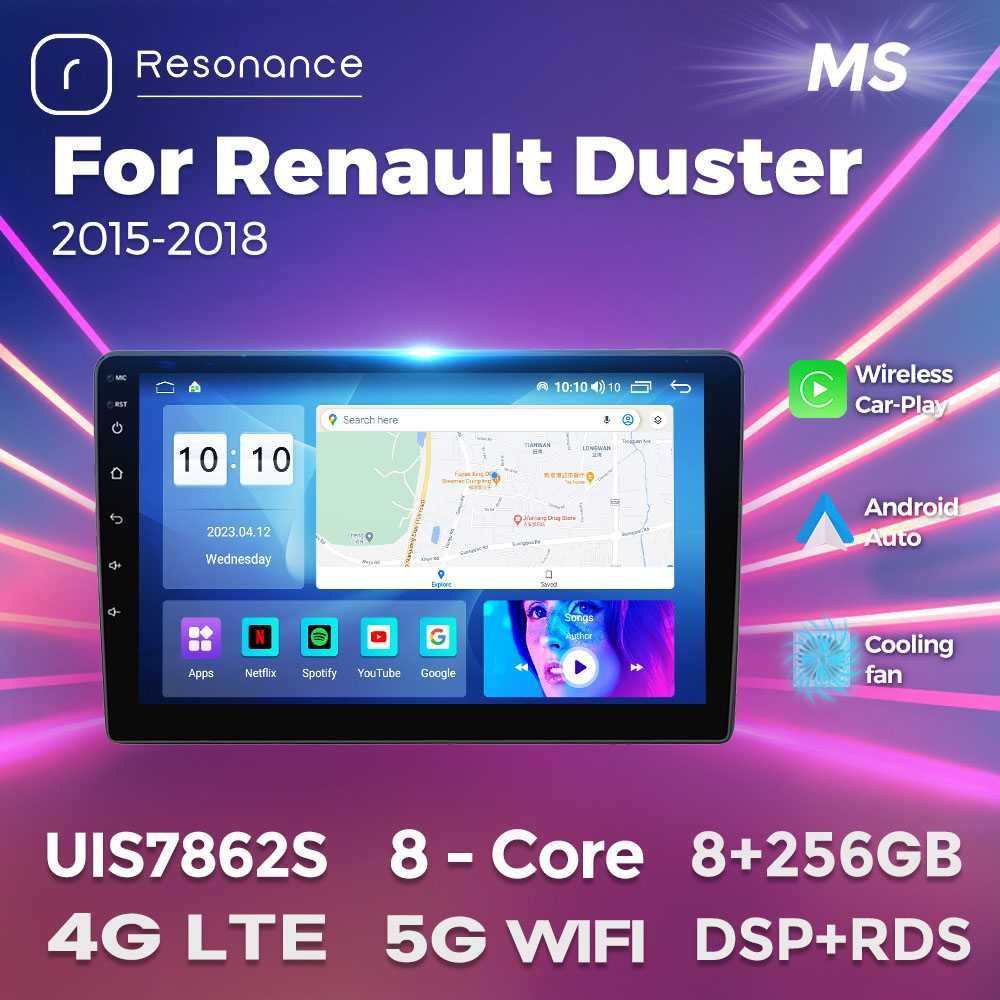 Штатна магнітола Renault Duster Рено Дастер GPS навігація android