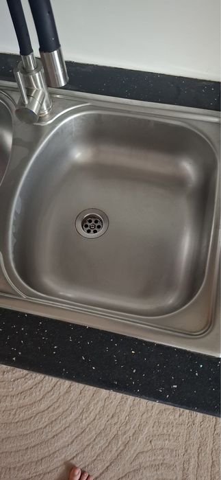 Zlewozmywak dwukomorowy Inox