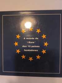 Moedas 1 Euro dos Paises Fundadores