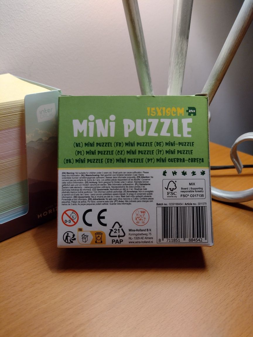 Mini Puzzle dla dzieci 24 elementy lew