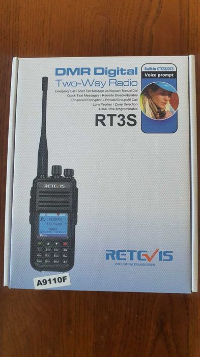Radio Retevis RT3S GPS cyfrowy DMR (Nowe , faktura zakupu)