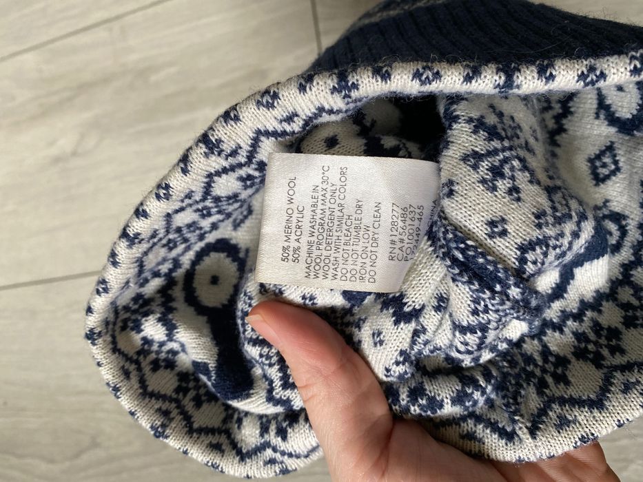 Czapka moods of norway wełniana wełna wool zimowa ciepła