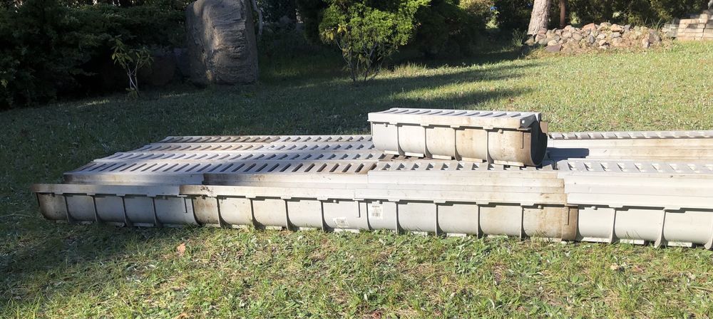 Elementy odwodnienia liniowego korytka i ruszty