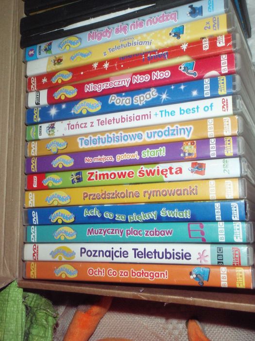 TELETUBISIE maskotki, figurki bajki DVD i inne
