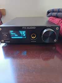 Fx-Audio D01 dac e amplificador