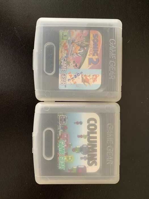 Jogos Game Gear com caixa e manuais