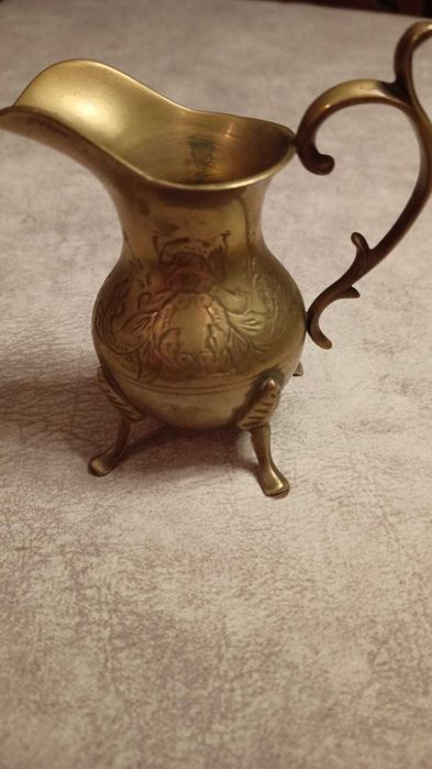 Латунный винтажный молочник