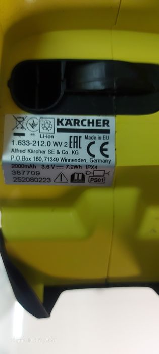 Karcher VW2 plus- black edition,myjka do okien  krótka ściagaczka