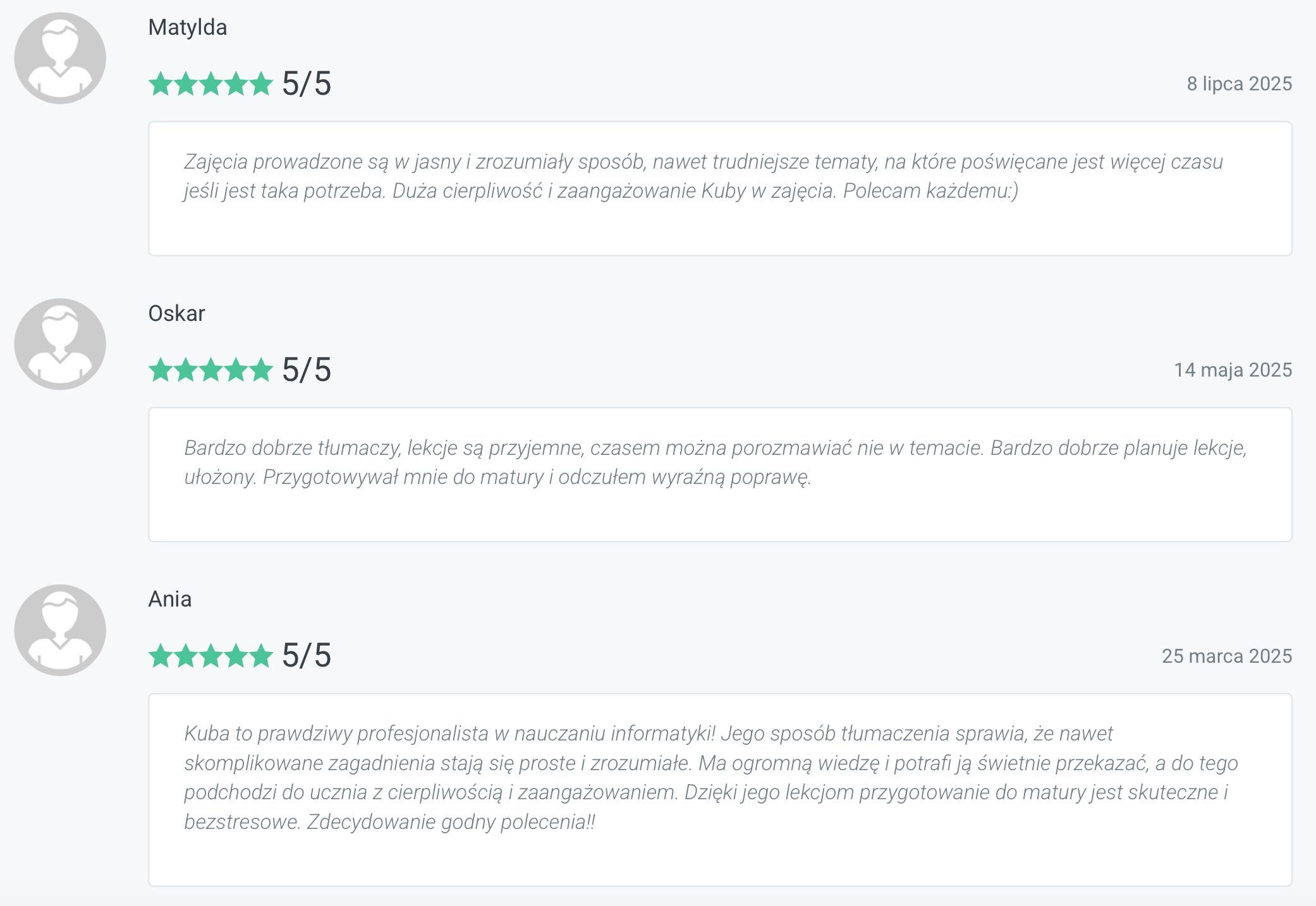 Korepetycje matura informatyka 2025-26 / programowanie w Pythonie