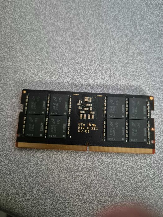 memória crucial DDR5 4800Mhz de 32gb CL40, sem anomalia