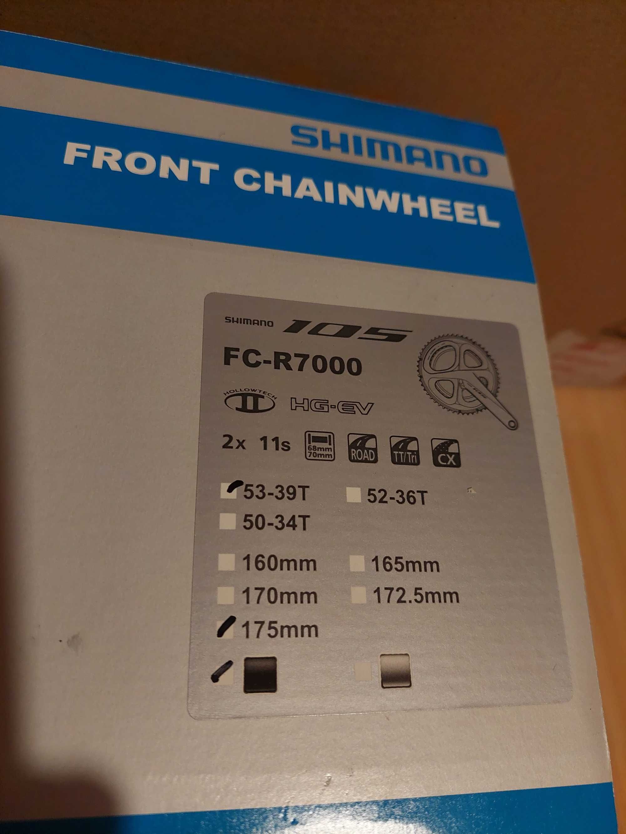 Korba Shimano FC-R7000 53/39T 175mm B/Ł 11rz