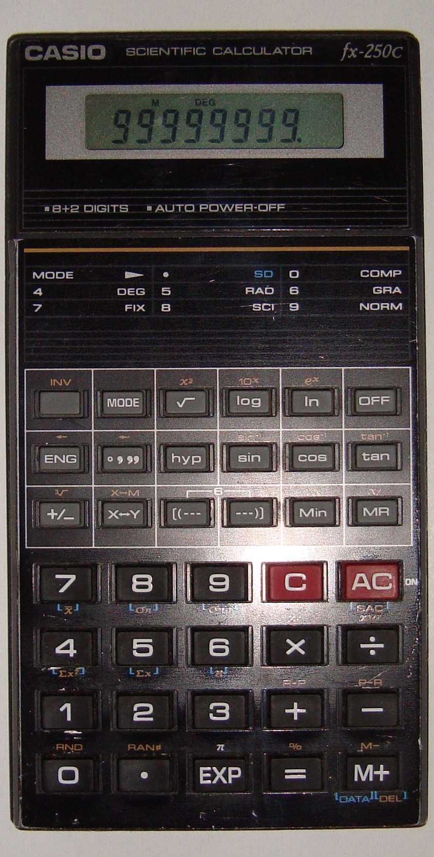 Научный инженерны калькулятор scientific calculator Casio fx-250 Japan