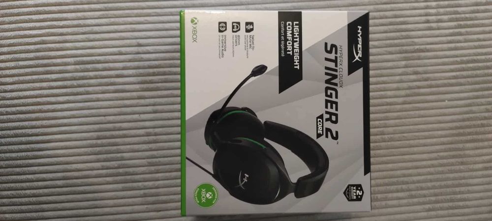 Słuchawki Hyper Cloudx Stinger 2 core nowe