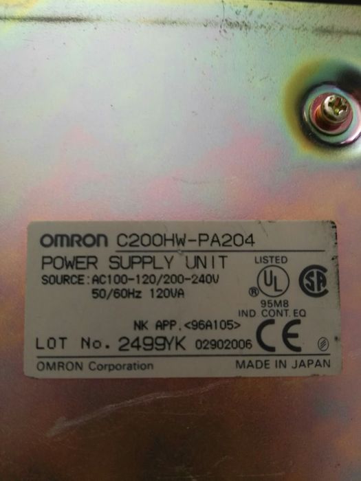 Fonte de alimentação OMRON pa204 c200hw