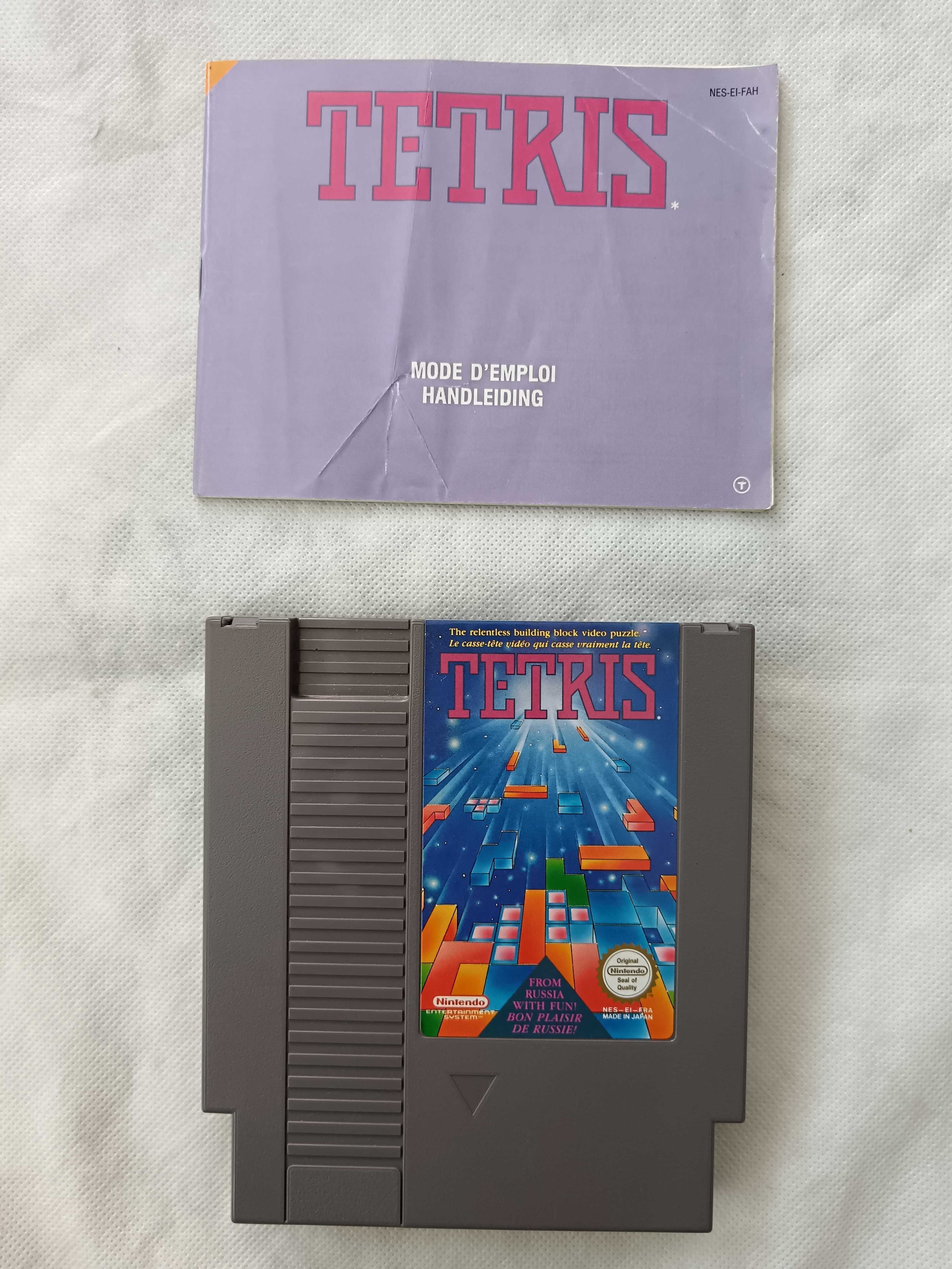 Tetris [NES, 1990] Loose With Nintendo Cover & Manual - Authentic