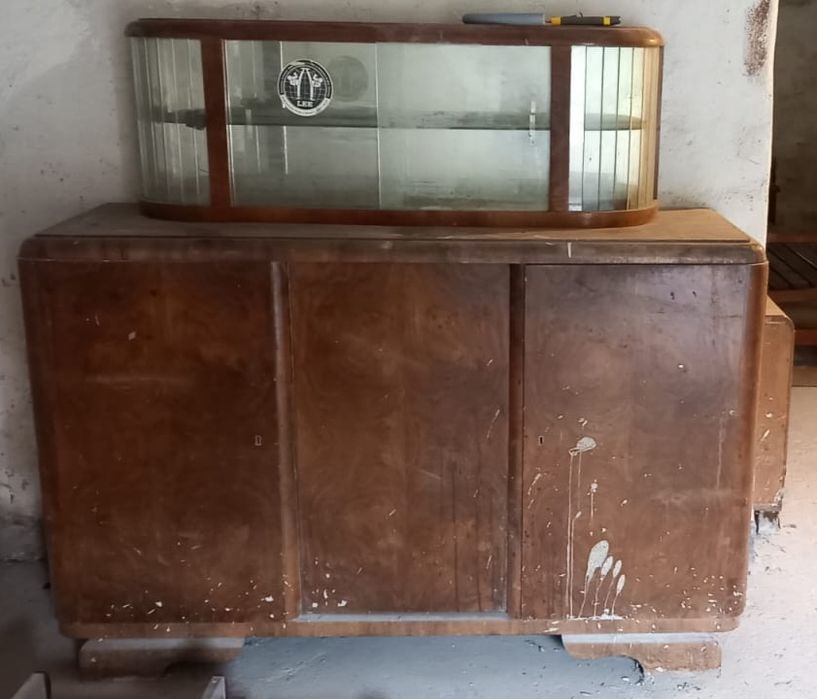 Kredens bufet z nadstawką lata 50. do renowacji