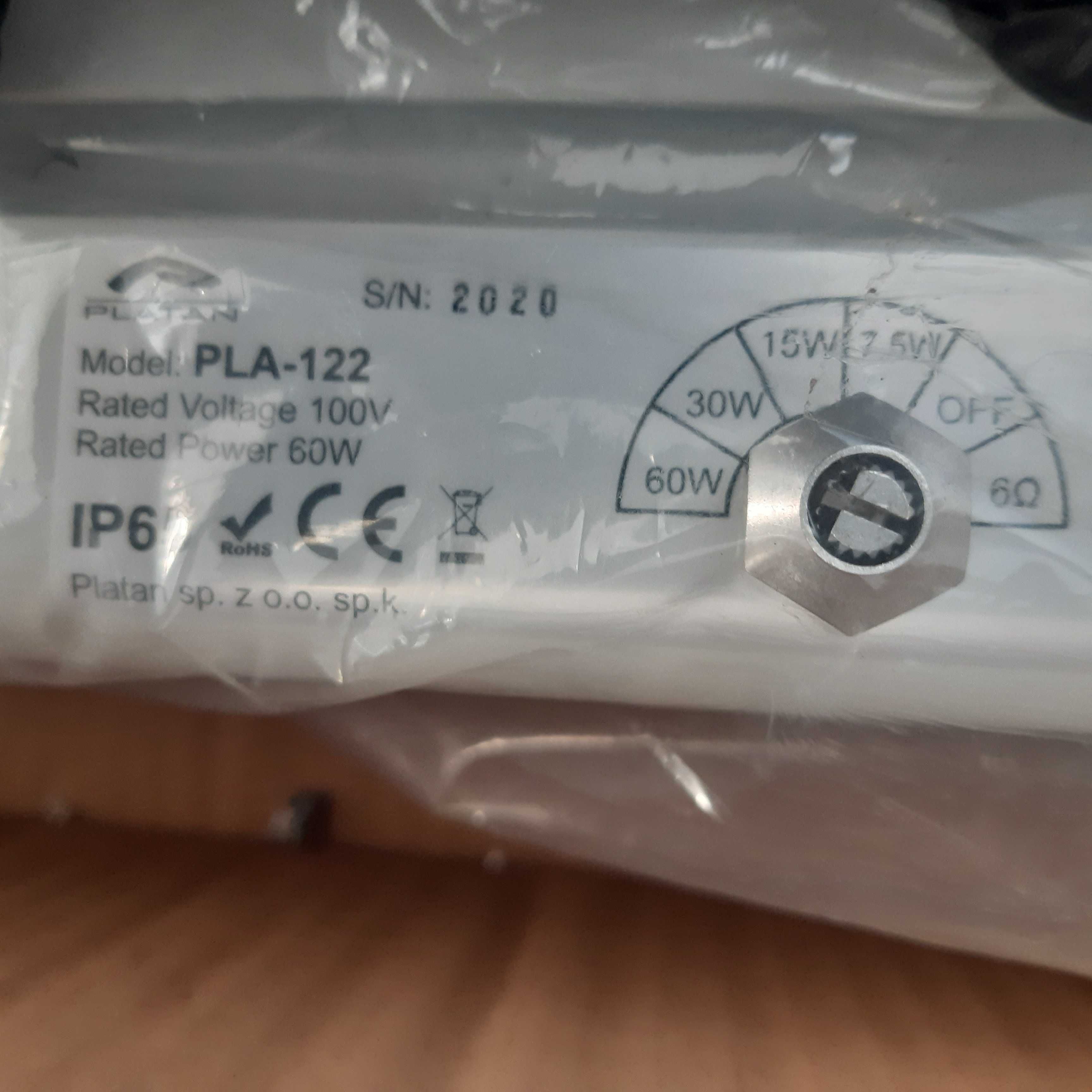 Kolumny głośnikowe zewnętrzne PLA-122 60W IP65 91dB