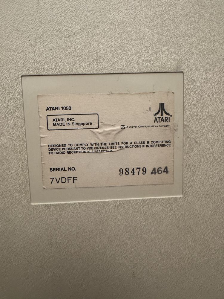 Atari 1050 Stacja Dysków