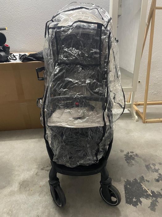 Carrinho passeio ate 22kg - suporte para copos, impermiavel para chuva