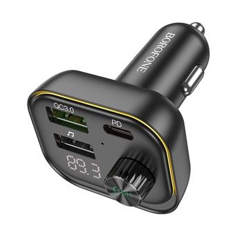 Transmiter FM BC54 Acertar MP3, Bluetooth - 2xUSB + Typ C - QC 30Wat