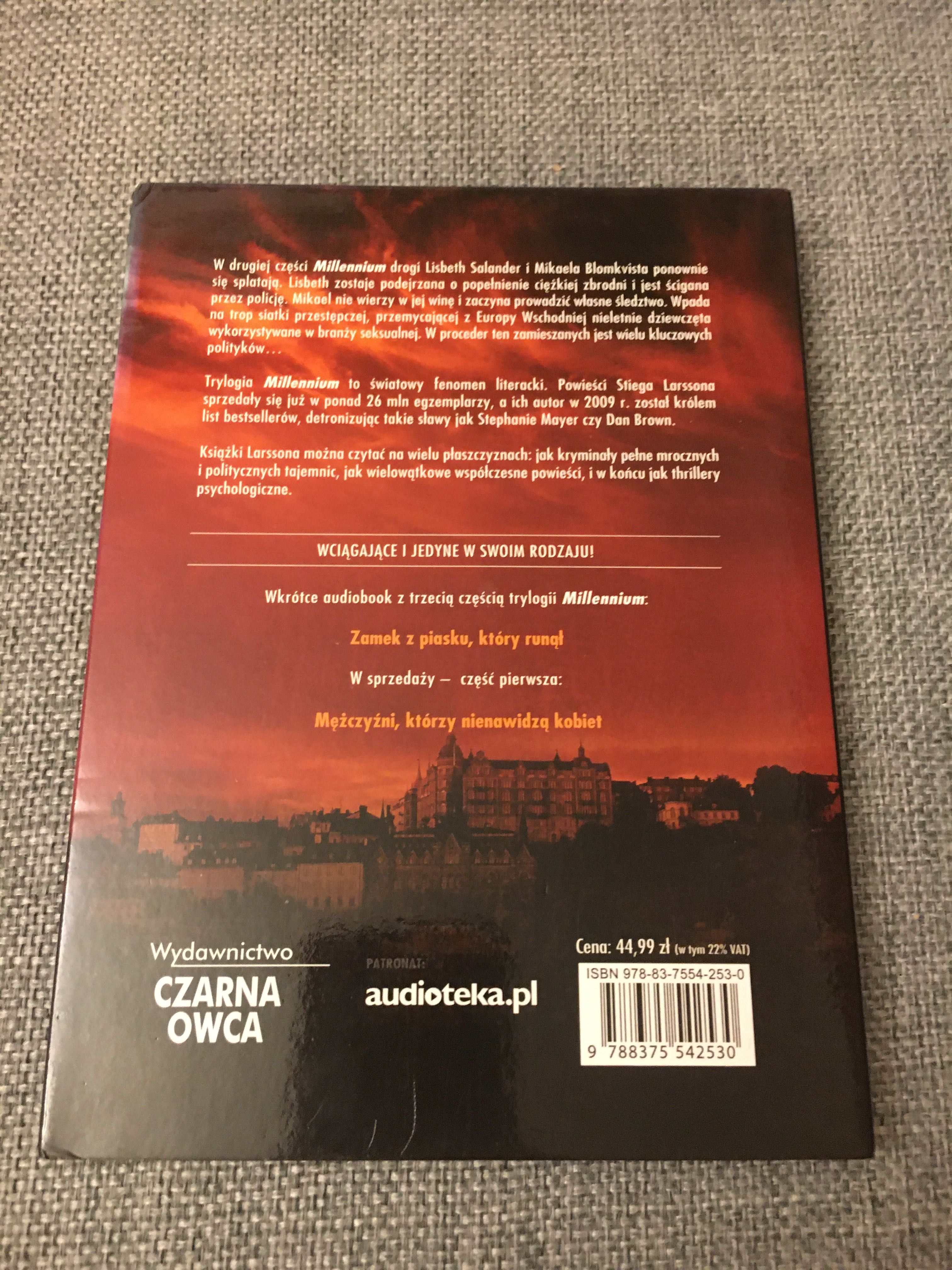 Audiobook Millenium Dziewczyna, która igrała z ogniem