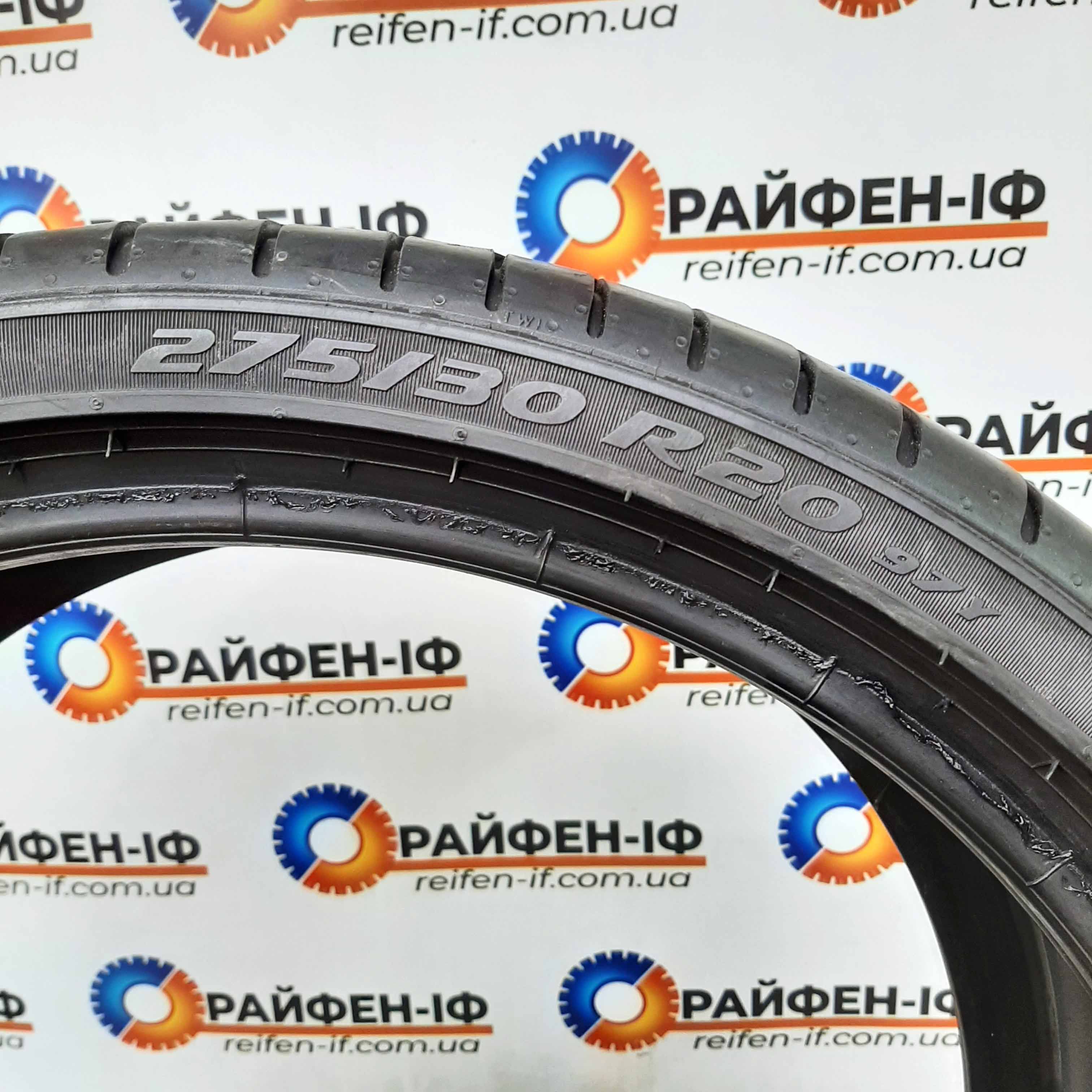 275/30 R20 Pirelli Pzero RunFlat б/у шини 2шт ^ 2501208