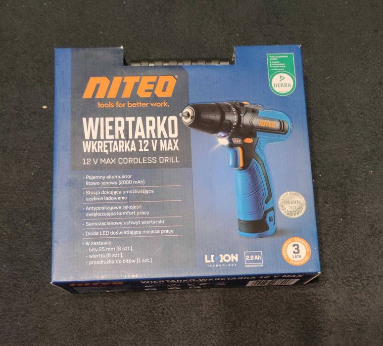 Wiertarkowkrętarka Akumulatorowa Niteo