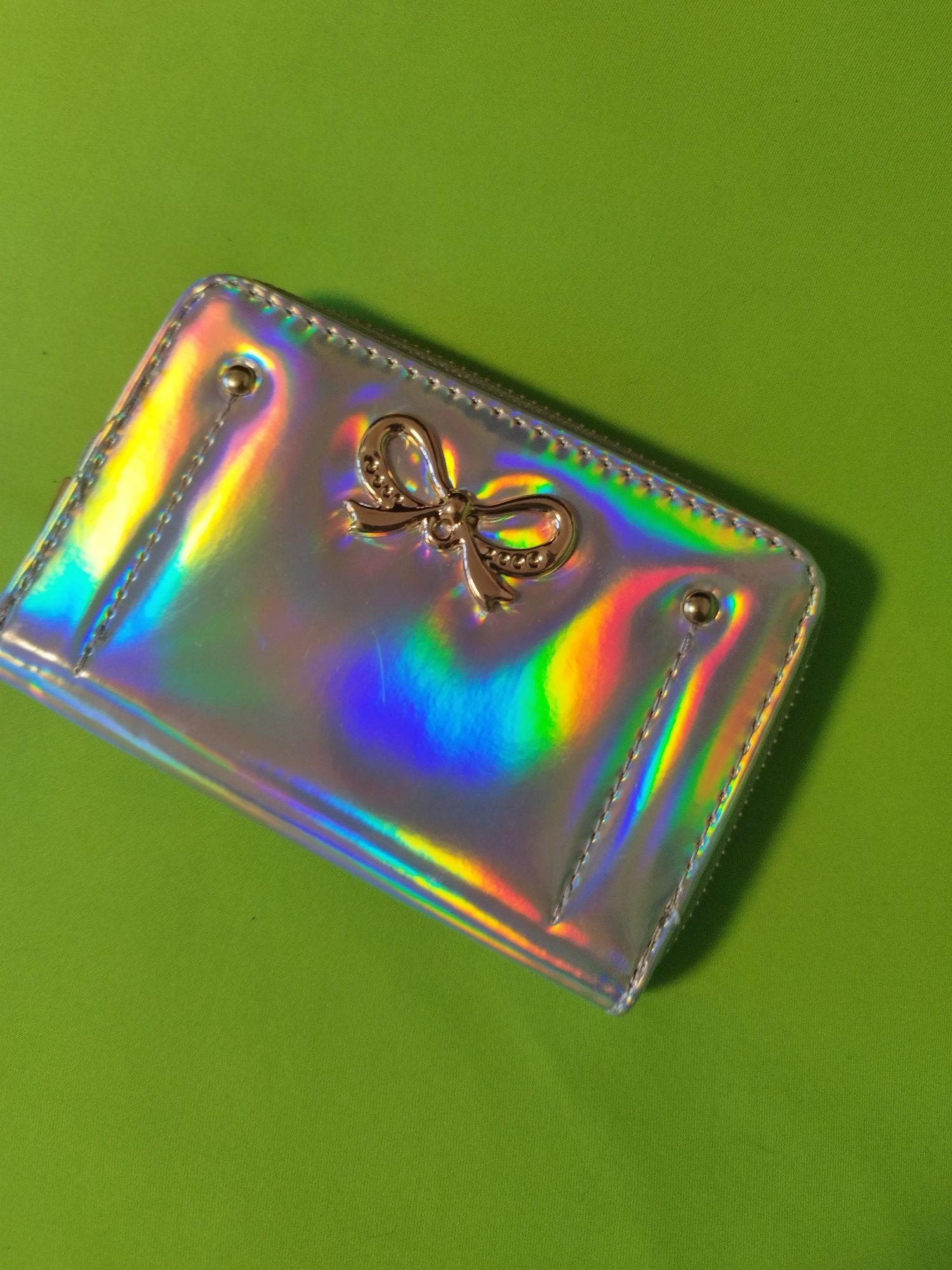 Різнокольоровий блискучий гаманець для дівчинки