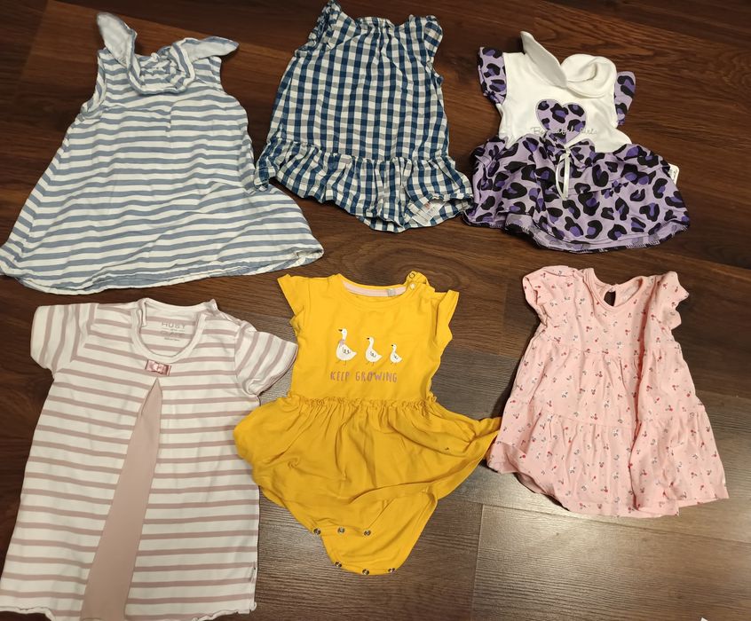 Duży Zestaw dla dziewczynki 62-68