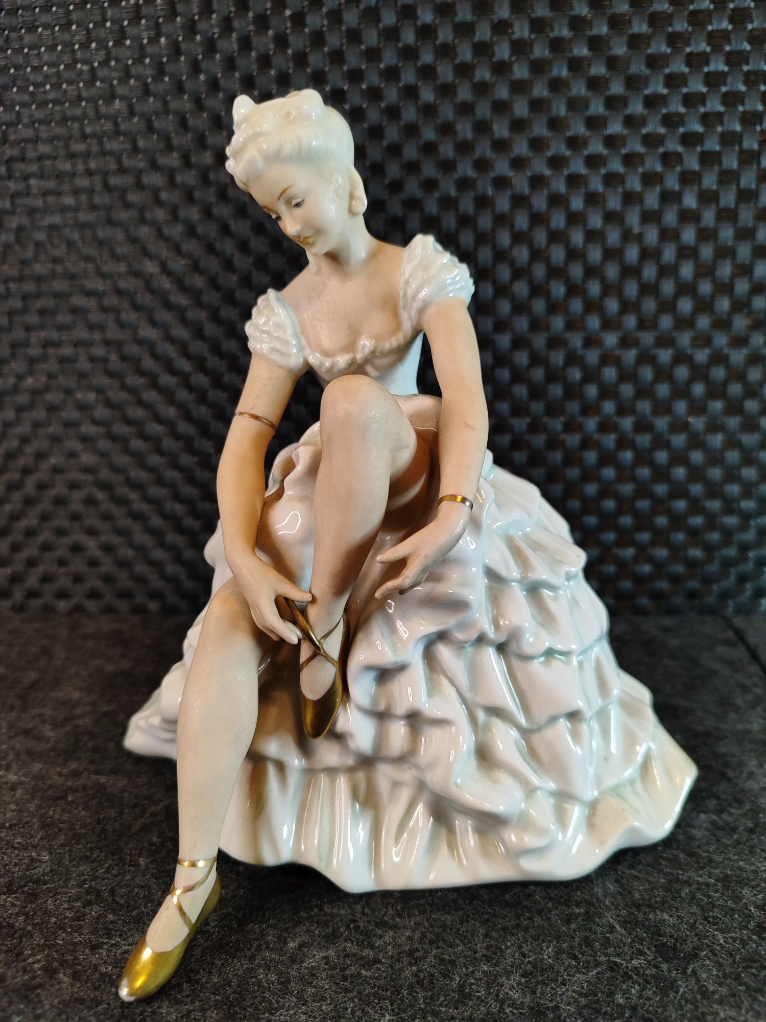 Porcelana Turyngia Figurka Baletnica Schaubach Kunst