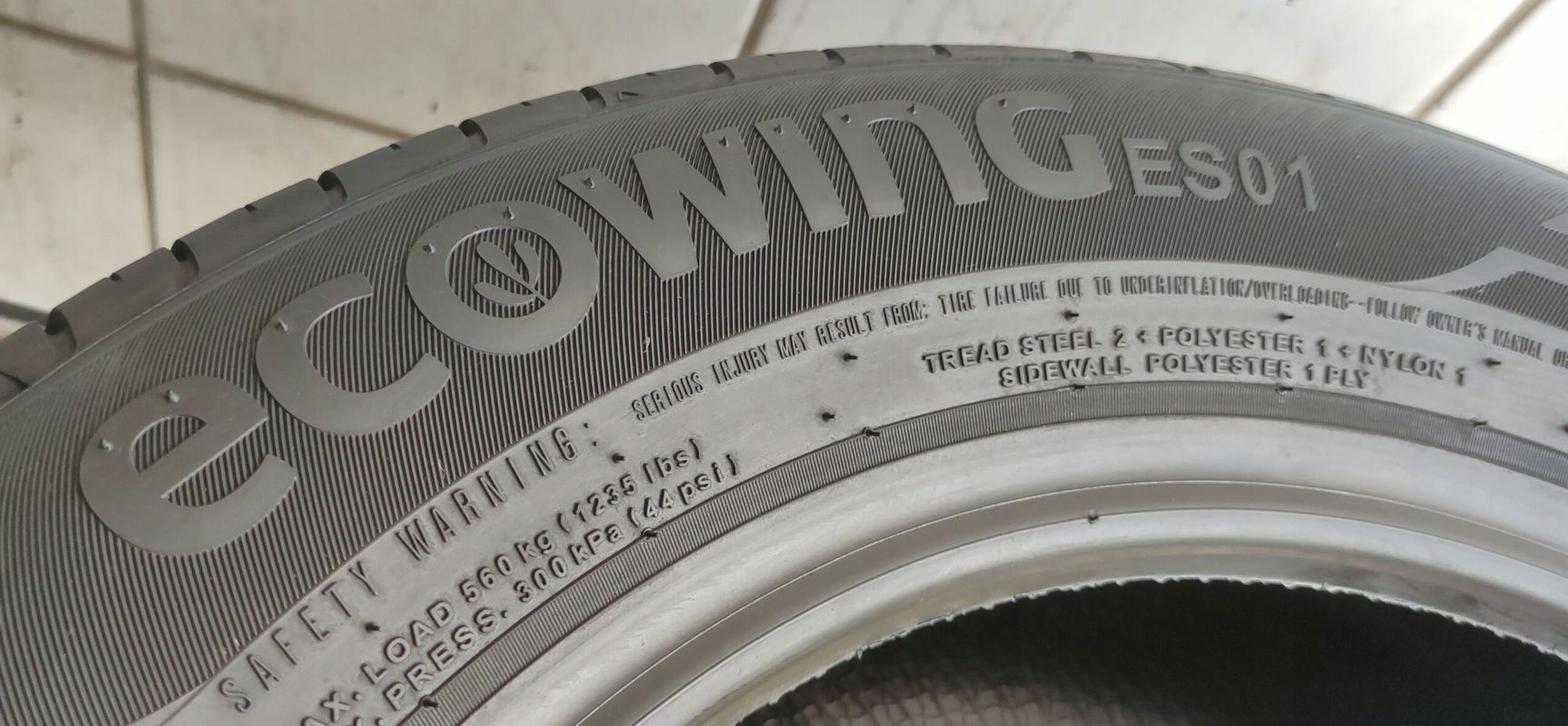 4x 185/65r15 Kumho Ecowing Es01 Kh27/88h B/B/70dB 6,77mm Jak Nowe
