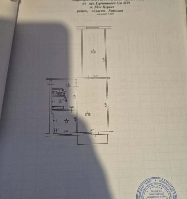 2х кімнатна квартира біля парку Олександрія