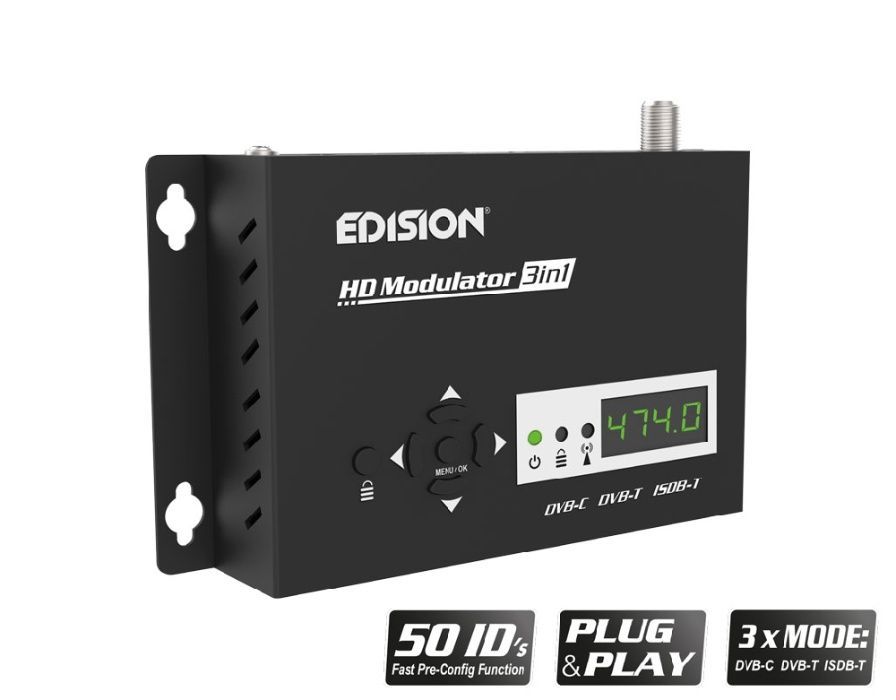 Promo:Modulador HDMI Edision 3in1 (dvb-t + dvb-c)