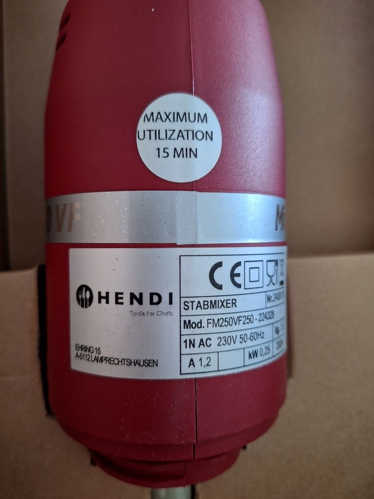 HENDI blender ręczny Mixer 250 VF ze stałą prędkością