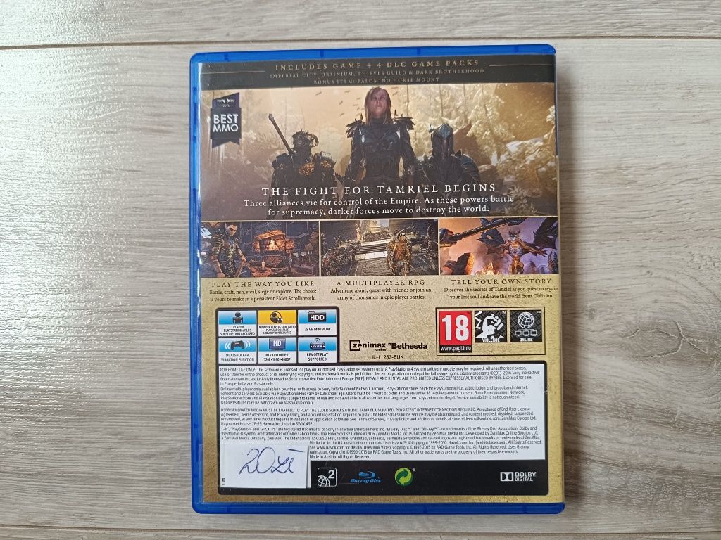 Gra PS4 - The Elder Scrolls Online Gold Edition