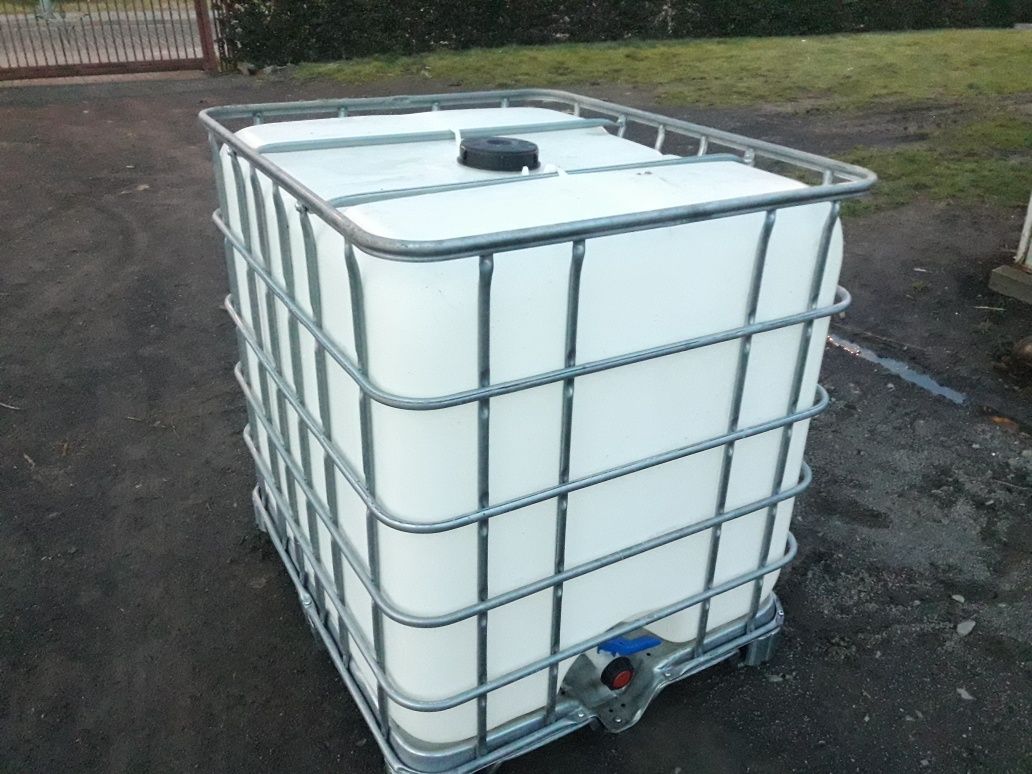 Zbiornik 1000l Mauzer Pojemnik IBC Beczka Kontener Paletopojemnik RSM