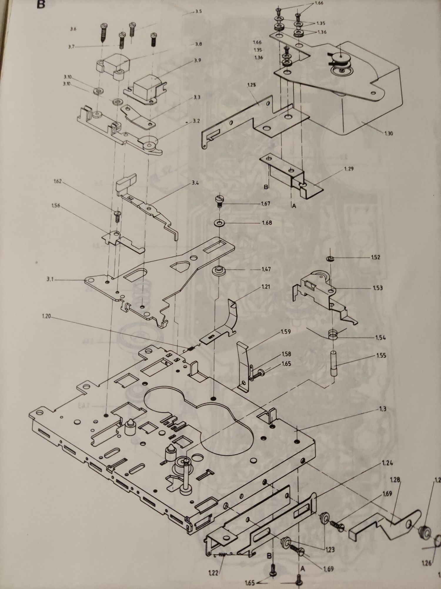 RM 132 oryginalna instrukcja serwisowa radiomagnetofonu