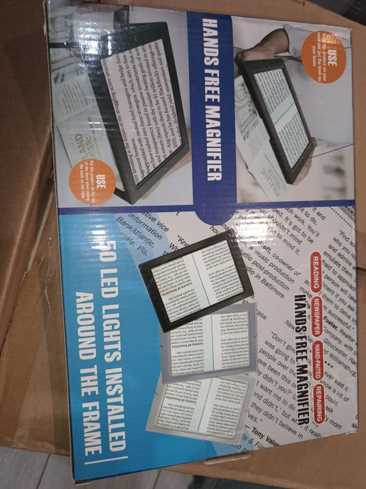 Lupa powiększająca .