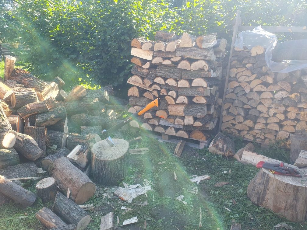 Drewno kominkowe dąb sezonowane