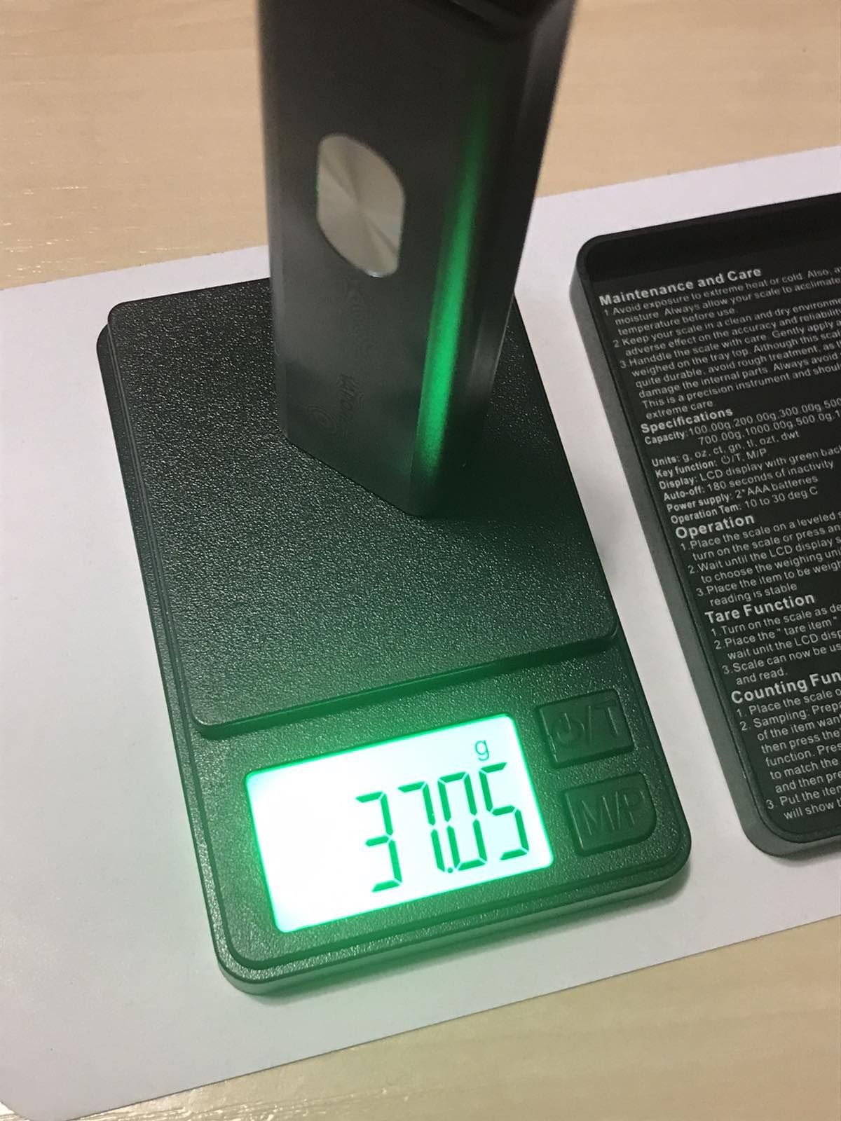 Електронна вага до 500грам з поділкою 0.01грам